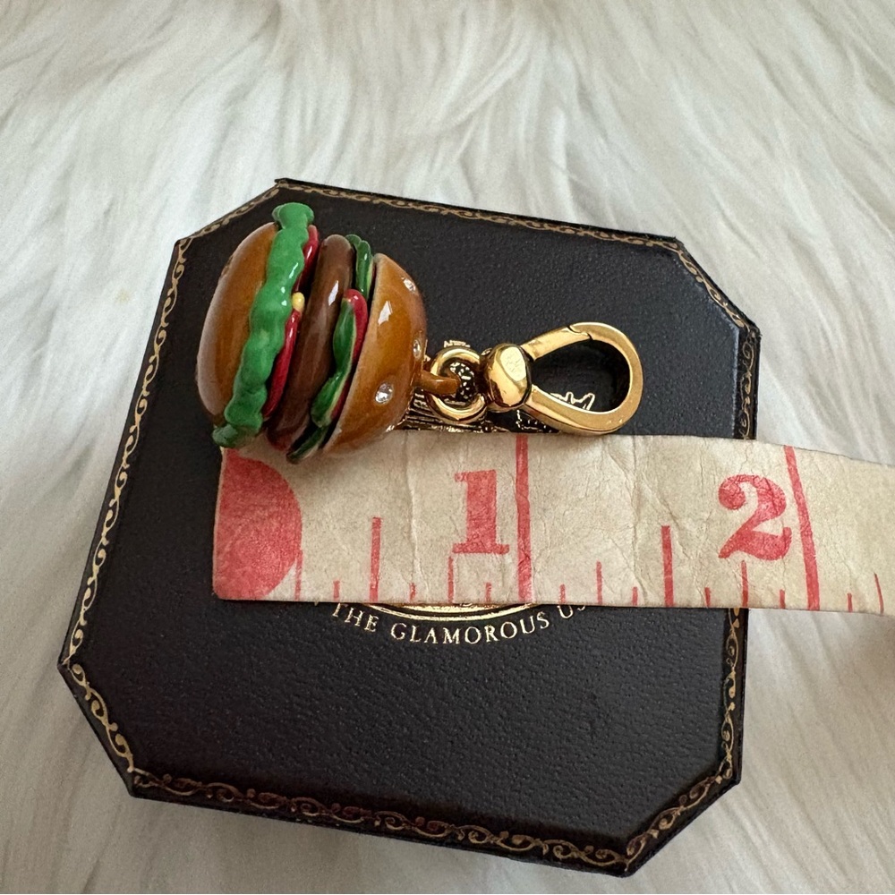 Authentic & RARE Juicy Couture Hamburger Burger Charm - Picture 6 of 7
